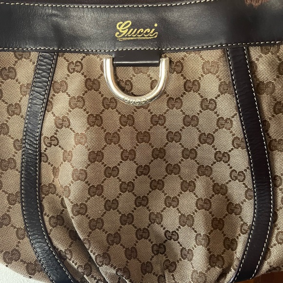 🔥SALE🔥 Authentic Vintage Gucci Monogram Shoulder Crossbody Bag - Picture 13 of 13